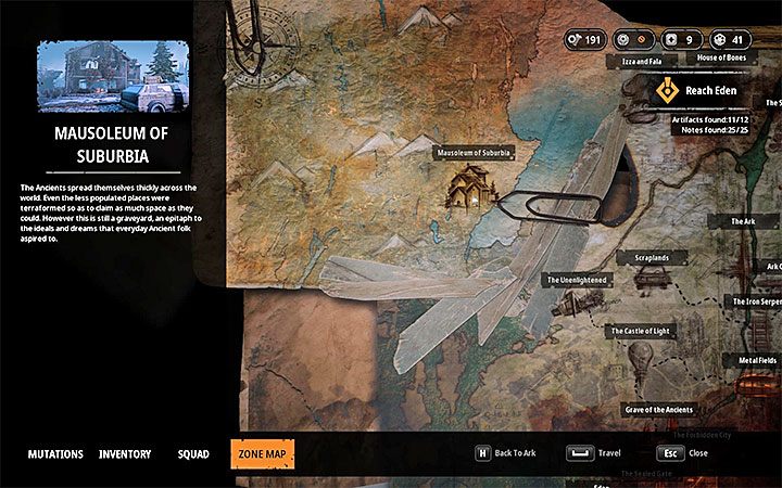 Ten wariant rozważ tylko jeśli śpieszy ci się z zaliczeniem nowej zawartości lub jeśli z jakiegoś powodu nie możesz szybko dotrzeć do Edenu żeby zaliczyć główną kampanię - Jak rozpocząć kampanię dodatku Seed of Evil? | Mutant Year Zero - Mutant Year Zero - poradnik do gry