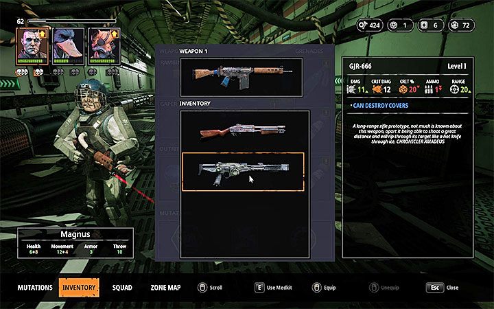 Odpowiednie wyposażenie postaci i dobieranie im przydatnych umiejętności jest kluczowym elementem do wygrywania kolejnych walk - Rozwój postaci i dobór wyposażenia w Mutant Year Zero - Mutant Year Zero - poradnik do gry