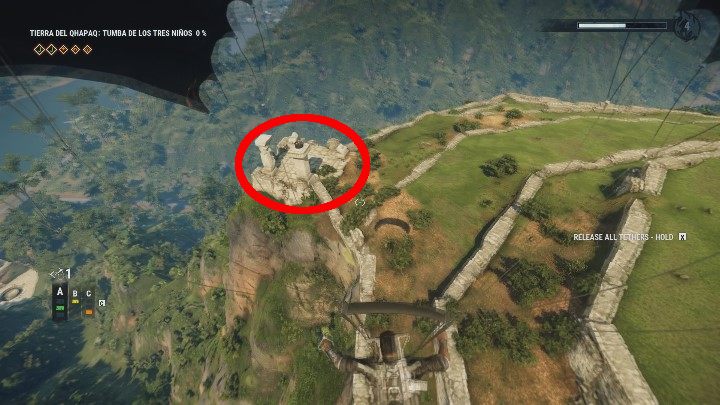 Na poszukiwania drugiej dźwigni udaj się do najwyższego punktu grobowca - tam gdzie odnajdziesz główną świątynię - Just Cause 4: Tumba De Los Tres Ninos | Grobowce - Just Cause 4 - poradnik do gry
