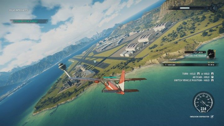 Po rozpoczęciu misji zasiądziesz za sterami niewielkiego samolotu - Just Cause 4: Teoria Cezara - solucja, opis przejścia - Just Cause 4 - poradnik do gry