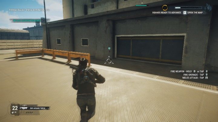 Po dotarciu na miejsce musisz jeszcze nacisnąć na oznaczony przycisk - Just Cause 4: Wiatrołaz Burzołap - solucja, opis przejścia - Just Cause 4 - poradnik do gry