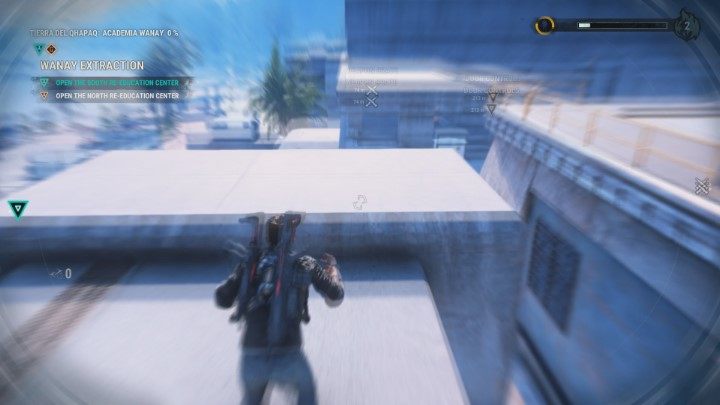 System AR rozsyła niebieski sygnał zaznaczając cele misji i przydatne obiekty. - Just Cause 4: Porady na start - Just Cause 4 - poradnik do gry