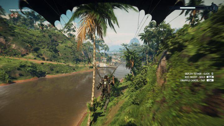 Spadochron oferuje powolną, ale bezpieczną podróż. - Just Cause 4: Poruszanie się po świecie gry - Just Cause 4 - poradnik do gry