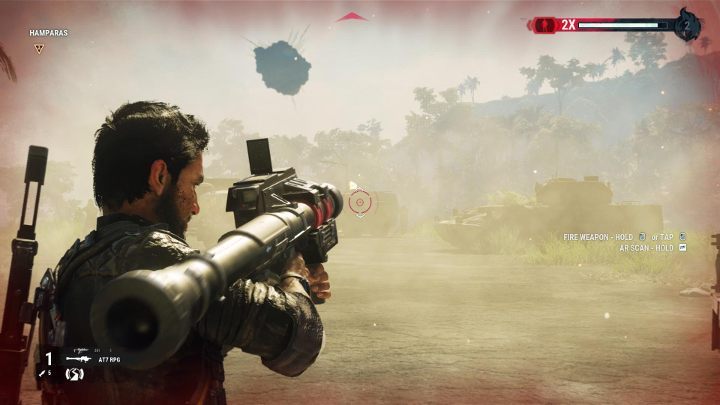 Zawsze warto mieć przy sobie wyrzutnie rakiet czy inne tego typu uzbrojenie. - Just Cause 4: Walka - Just Cause 4 - poradnik do gry