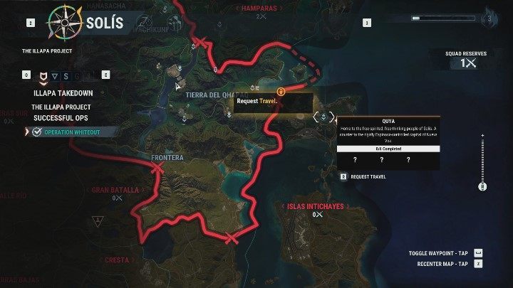 Zadanie rozpoczyna się w miejscu, w którym ukończyłeś zadanie Ewakuacja z Wanay - Just Cause 4: Projekt Illapa - solucja, opis przejścia - Just Cause 4 - poradnik do gry