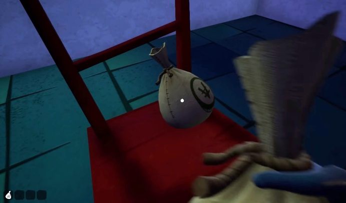 Po sznurze przejdź na kolejny budynek - Zadanie drugie - zbierz pieniądze - Hello Neighbor Hide and Seek - poradnik do gry