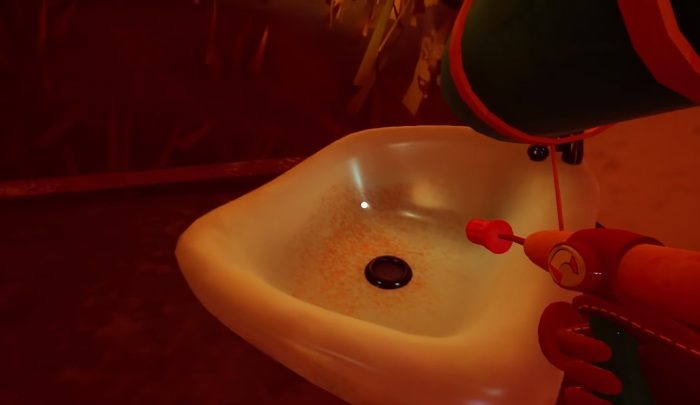 Zaraz obok znajdziesz kran - Zadanie trzecie - pożar - Hello Neighbor Hide and Seek - poradnik do gry