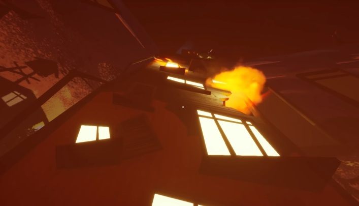 Po zebraniu poduszki pobiegnij do płonącego wieżowca - Zadanie trzecie - pożar - Hello Neighbor Hide and Seek - poradnik do gry
