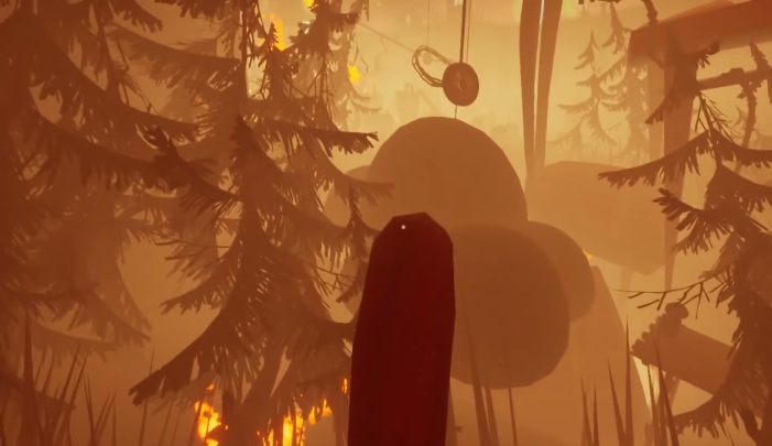 Po uruchomieniu dźwigni wskocz na element pokazany na screenie powyżej - Zadanie trzecie - pożar - Hello Neighbor Hide and Seek - poradnik do gry