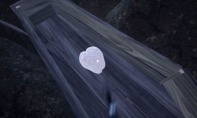 Zeskocz niżej, na wysokość dzwonu - Zadanie czwarte - cmentarz - Hello Neighbor Hide and Seek - poradnik do gry