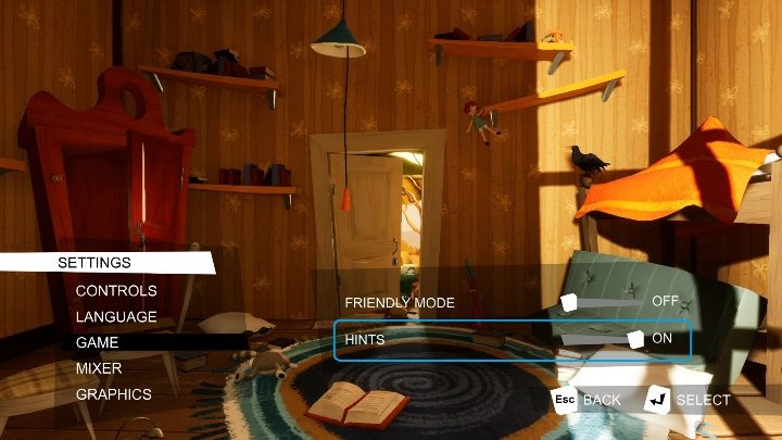 Podpowiedzi w grze Hello Neighbor: Hide and Seek możesz włączyć w ustawieniach gry - Jak włączyć podpowiedzi w Hello Neighbor Hide and Seek? - Hello Neighbor Hide and Seek - poradnik do gry