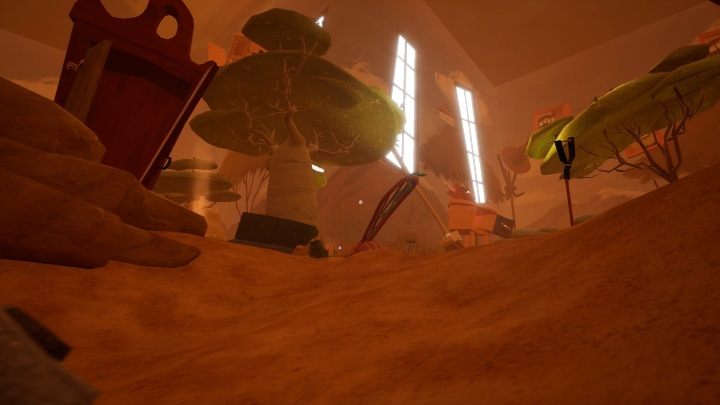 Z pomocą broni możesz zdobyć jeszcze jedną zabawkę - Pierwsze zadanie - pozbieranie zabawek - Hello Neighbor Hide and Seek - poradnik do gry