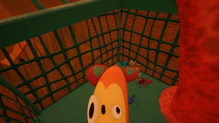 Zadanie to zakończy się kiedy wrzucisz wszystkie zabawki do koszyka - Pierwsze zadanie - pozbieranie zabawek - Hello Neighbor Hide and Seek - poradnik do gry