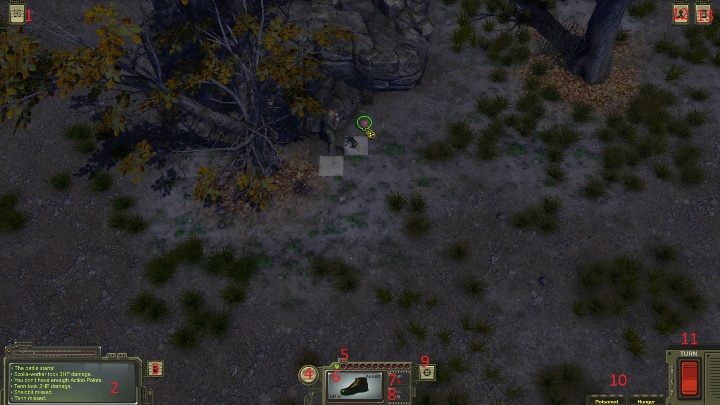 1 - Interfejs gry ATOM RPG - ATOM RPG - poradnik do gry