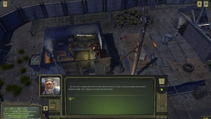 Aby zdobyć łopatę w grze ATOM RPG pierwsze co musisz zrobić to porozmawianie ze starym mężczyzną - Jak zdobyć łopatę w ATOM RPG? - ATOM RPG - poradnik do gry