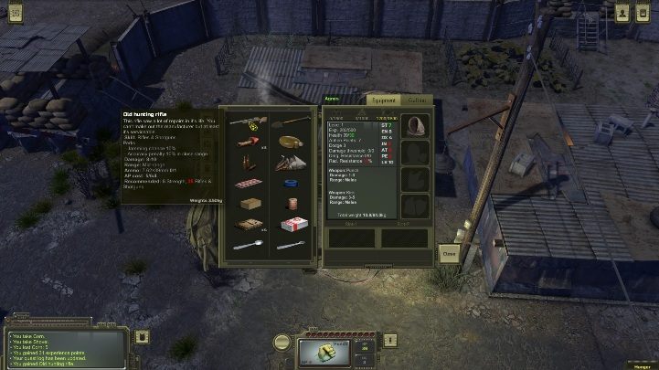 Aby używać łopaty musisz włożyć ją do jednego ze slotów - Jak zdobyć łopatę w ATOM RPG? - ATOM RPG - poradnik do gry