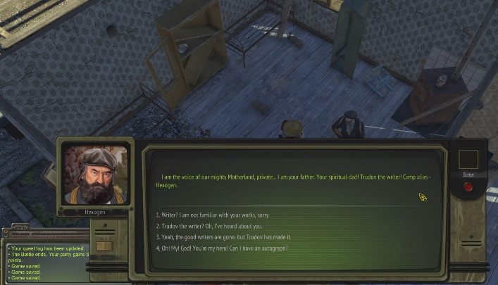 Towarzysza Hexogen znajdziesz w Red Fighter - Towarzysze w ATOM RPG - ATOM RPG - poradnik do gry