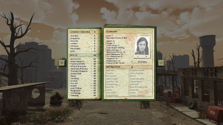 Twoim pierwszym krokiem powinien być wybór wyglądu bohatera - Tworzenie postaci w ATOM RPG - ATOM RPG - poradnik do gry