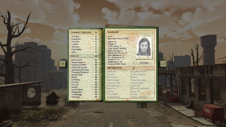 Twoim kolejnym zadaniem będzie wybranie charakteru postaci - Tworzenie postaci w ATOM RPG - ATOM RPG - poradnik do gry