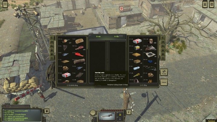 Jeśli eksplorując tereny przygotowane przez twórców ATOM RPG znalazłeś herbal mix możesz ugotować go i podać swojemu bohaterowi - Jedzenie w ATOM RPG - ATOM RPG - poradnik do gry