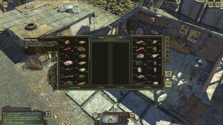 Jako, że golden walnut kosztuje ponad 300 będziesz miał sporo gotówki, która będziesz mógł wydać - Jak zdobyć golden walnut w ATOM RPG? - ATOM RPG - poradnik do gry