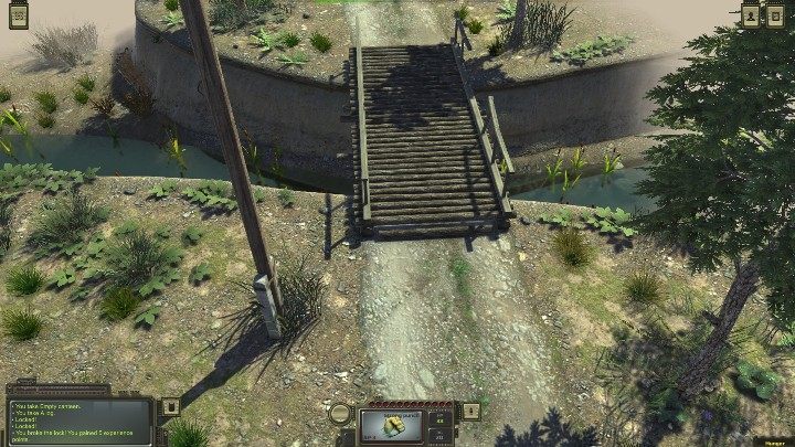 Jeśli zwiedziłeś już cały teren i po prostu chcesz przejść dalej udaj się za most - Początek rozgrywki - Solucja ATOM RPG - ATOM RPG - poradnik do gry
