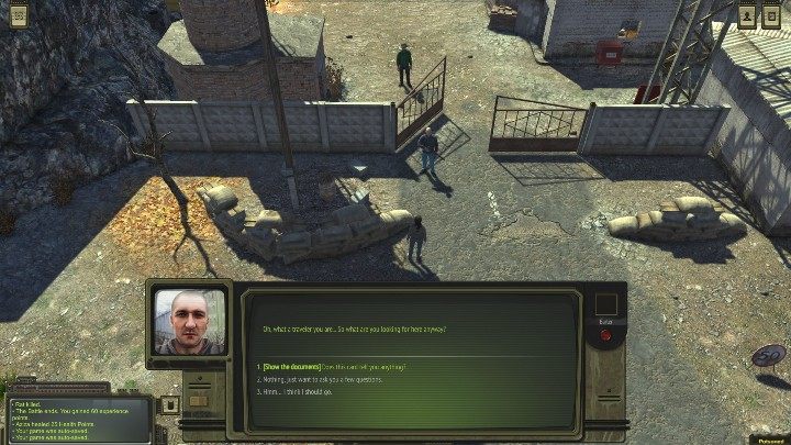 Udaj się do Abandoned factory i porozmawiaj z pierwszym strażnikiem, pokaż mu kartę Grishki, a wpuści cię do środka - Abandoned factory - Solucja ATOM RPG - ATOM RPG - poradnik do gry