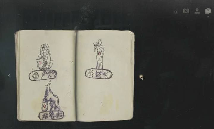 Strona z dziennika zawierająca kody do rozwiązania zagadek - Zbierz 3 medaliony | Posterunek policji w Resident Evil 2 - Resident Evil 2 - poradnik do gry