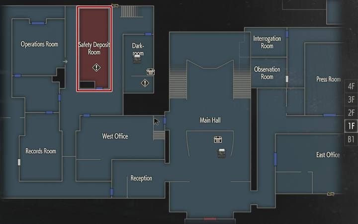 1 - Gdzie znaleźć przyciski do konsoli w szatni? | Sekrety na Posterunku Policji - Resident Evil 2 - poradnik do gry