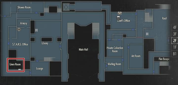 Pralnia - Gdzie znaleźć przyciski do konsoli w szatni? | Sekrety na Posterunku Policji - Resident Evil 2 - poradnik do gry