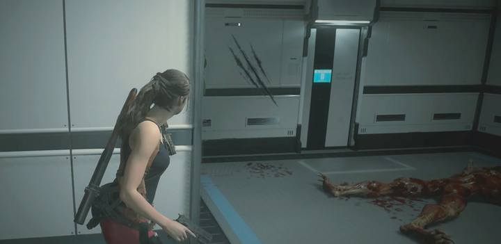 Wejście do chłodni - Gniazdo. Jak zdobyć III poziom uprawnień w ogrodzie? | Resident Evil 2 - Resident Evil 2 - poradnik do gry