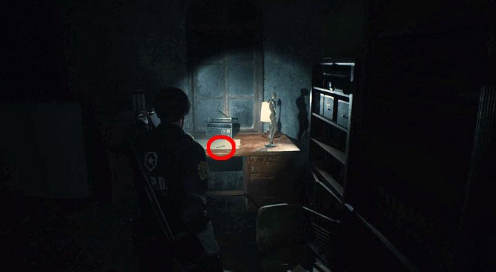 1 - Gdzie znaleźć niebieski klucz (pik) na komisariacie policji (Leon)? - Resident Evil 2 - poradnik do gry