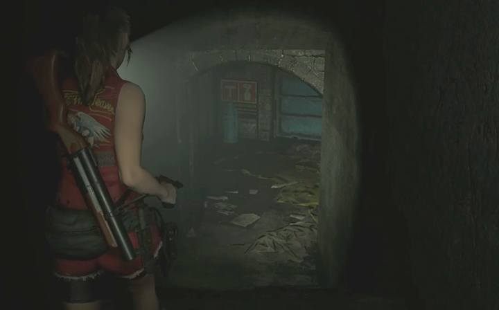 Przejście do pierwszej zagadki - Znajdź figury: król i królowa | Kanały w Resident Evil 2 - Resident Evil 2 - poradnik do gry