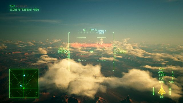 Misja niezaliczona. Brak choćby paru punktów z wyznaczonego limitu spowoduje, że 15 minutowy etap trzeba powtarzać od początku. - Porady na start do Ace Combat 7 Skies Unknown - Ace Combat 7 Skies Unknown - poradnik do gry