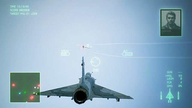 Widok dyszy silnika wroga to pewny strzał. - Porady na start do Ace Combat 7 Skies Unknown - Ace Combat 7 Skies Unknown - poradnik do gry