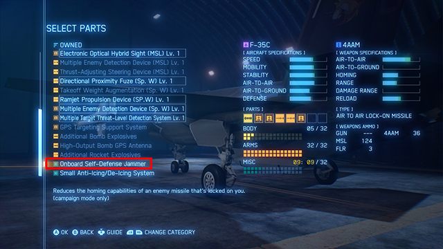 1 - Unikanie wrogich rakiet i ostrzału wroga w Ace Combat 7 - Ace Combat 7 Skies Unknown - poradnik do gry