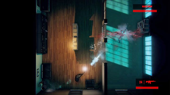Komentarz: To nietypowy etap, bo do pokonania jest pierwszy boss gry - Waise Chow - Rozdział 1 - Four Days Earlier | Solucja Hong Kong Massacre - Hong Kong Massacre - poradnik do gry