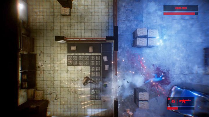 Komentarz: To nietypowy etap, bo do pokonania jest czwarty boss gry - Leung Cheh - Rozdział 4 - Yesterday | Solucja Hong Kong Massacre - Hong Kong Massacre - poradnik do gry