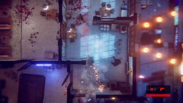 Drugi przeciwnik jest we wschodnim podłużnym pomieszczeniu - A walk in the park - trofeum w grze Hong Kong Massacre - Hong Kong Massacre - poradnik do gry