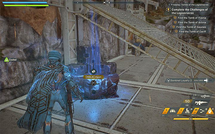 1) Otwórz 15 skrzyń ze skarbami - Jak zaliczyć Próbę Yvenii w Anthem? - Anthem - poradnik do gry