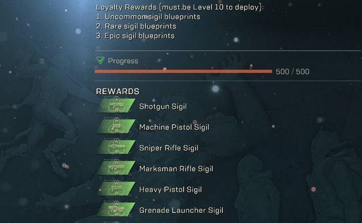 Nagrody za 1 poziom reputacji Arkanistó - Reputacja i frakcje w Anthem - Anthem - poradnik do gry