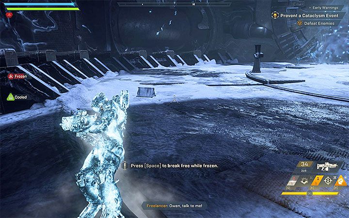 Na sam koniec do rozegrania jest większa bitwa połączona z nowymi celami misji - Wczesne ostrzeżenia | Solucja do gry Anthem - Anthem - poradnik do gry