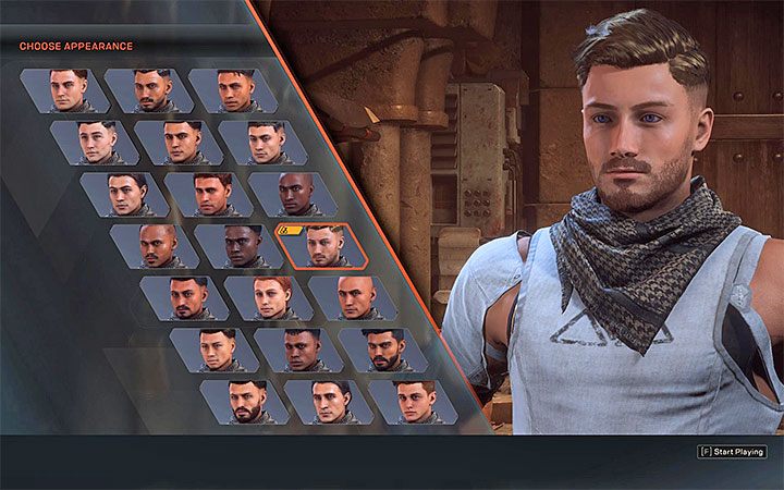 Misję rozpoczyna kreator postaci - musisz wybrać wygląd bohatera i nadać mu pseudonim (będzie on widoczny dla innych graczy) - Witaj w forcie Tarsis | Solucja do gry Anthem - Anthem - poradnik do gry