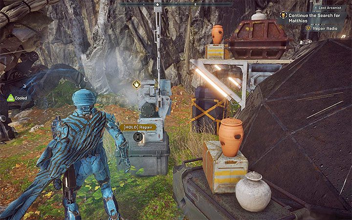 Po wygranej bitwie wznów przelot i dotrzyj do kolejnej lokacji ze Skarami - Zaginiony arkanista | Solucja do gry Anthem - Anthem - poradnik do gry