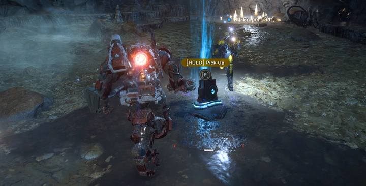 Do zebrania jest 6 takich obiektów, po 2 na korytarz - Kopalnie Tyrana | Fortyfikacje w Anthem - Anthem - poradnik do gry