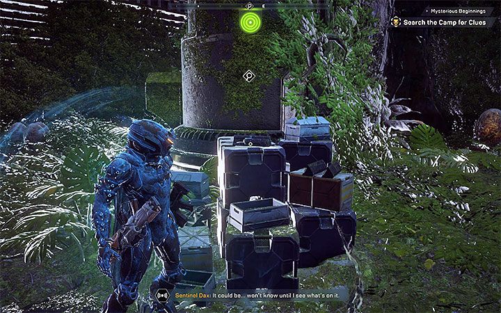 Z Dax musisz po raz pierwszy spotkać się w barze Fortu Tarsis w ramach głównego questu Crafting the Dawn Shield - Tajemnicze początki | Solucja do gry Anthem - Anthem - poradnik do gry