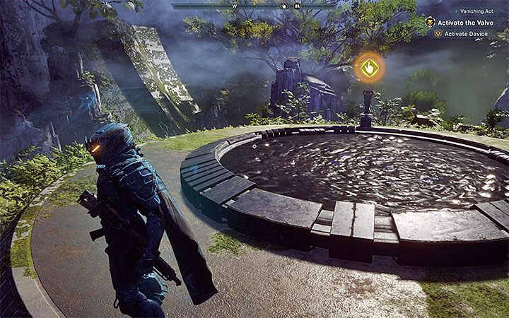 Po dostarczeniu wszystkich czterech fragmentów pojawi się echo - Vanishing Act | Solucja do gry Anthem - Anthem - poradnik do gry