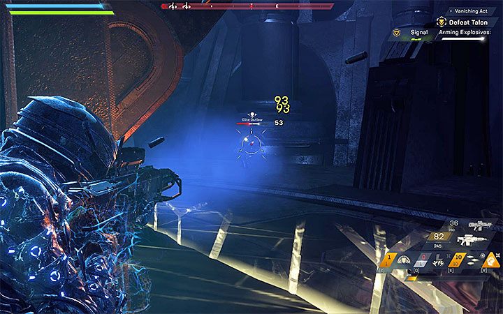 Po zainstalowaniu trzech materiałów wybuchowych musisz pozostawać wewnątrz okręgu na czas uzbrajania ładunków - Vanishing Act | Solucja do gry Anthem - Anthem - poradnik do gry