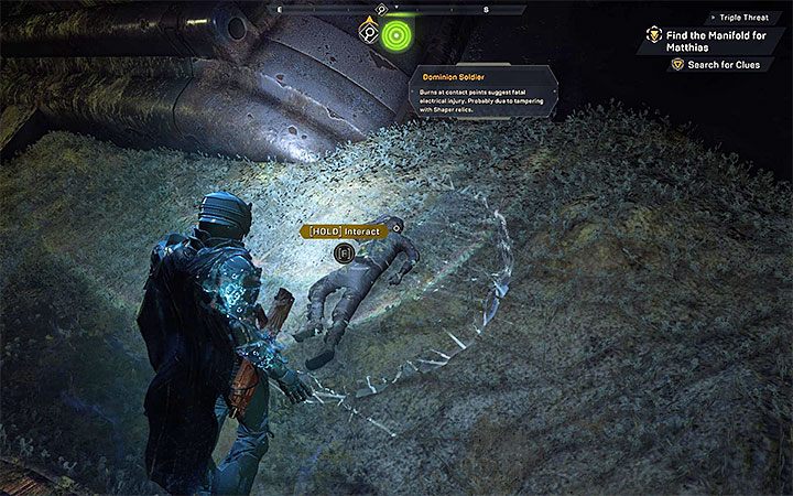 Z Matthiasem musisz spotkać się w jego pracowni w ramach głównego questu Crafting the Dawn Shield - Triple Threat | Solucja do gry Anthem - Anthem - poradnik do gry