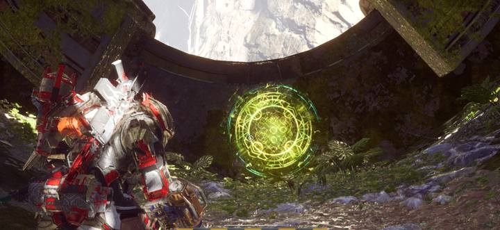 Żółte runy, które odnajdziesz na ścianach w całym bastionie są sekretami jednorazowymi, także ich kolekcjonowanie jest znacznie trudniejsze - Rozgrywka swobodna w Anthem - Anthem - poradnik do gry